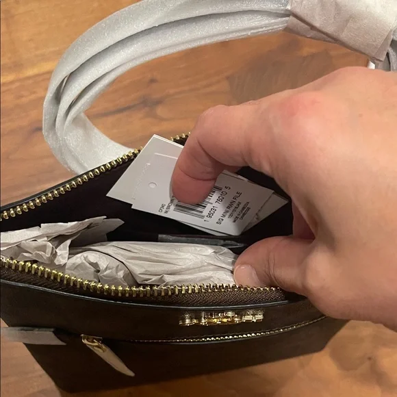 Coach Dark Brown Messenger Bag - Picture 4 of 8